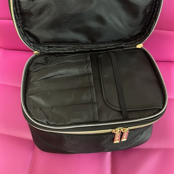 Modella Dual Zipper Cosmetic Toiletry Travel Bag for Makeup & Accessories - Picture 5 of 11